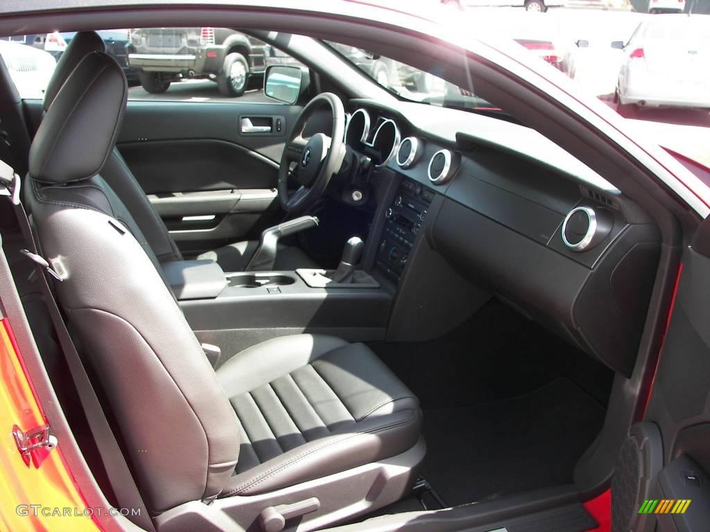Black/Black Interior 2009 Ford Mustang Shelby GT500 Coupe Photo #6069830