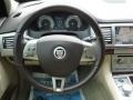 Ivory/Oyster 2009 Jaguar XF Luxury Steering Wheel