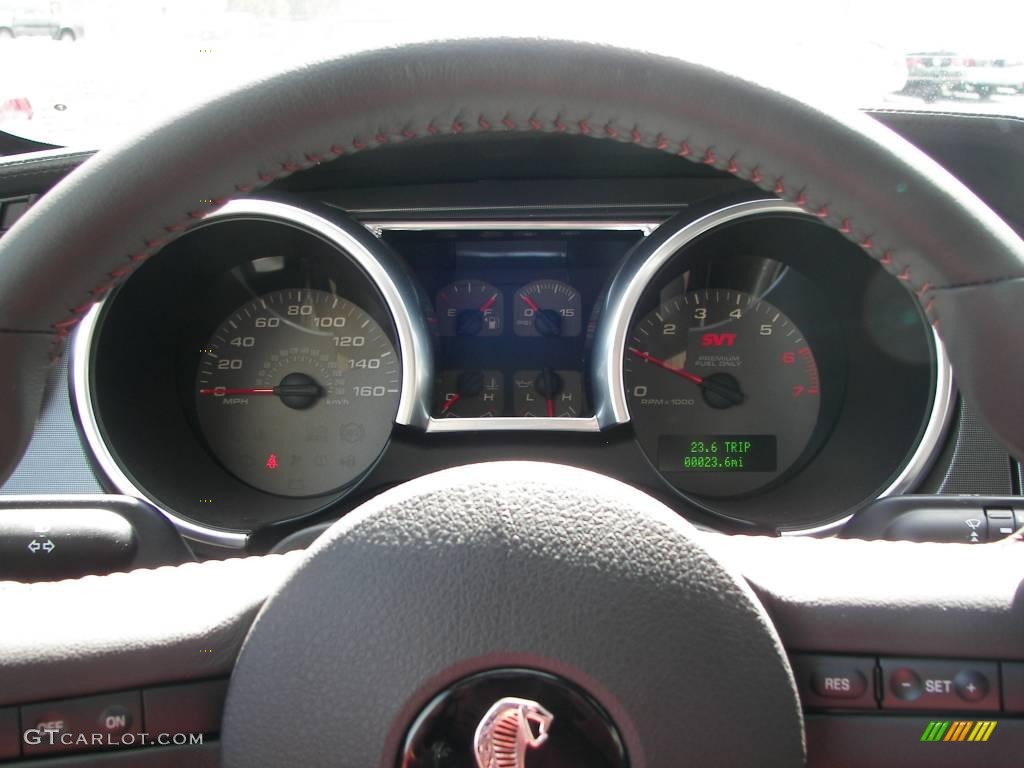 2009 Ford Mustang Shelby GT500 Coupe Gauges Photo #6069890