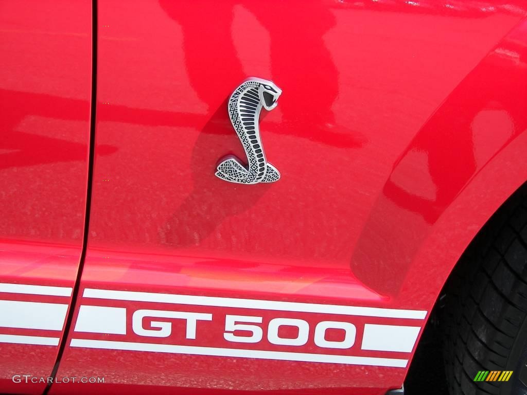 2009 Ford Mustang Shelby GT500 Coupe Marks and Logos Photo #6069900