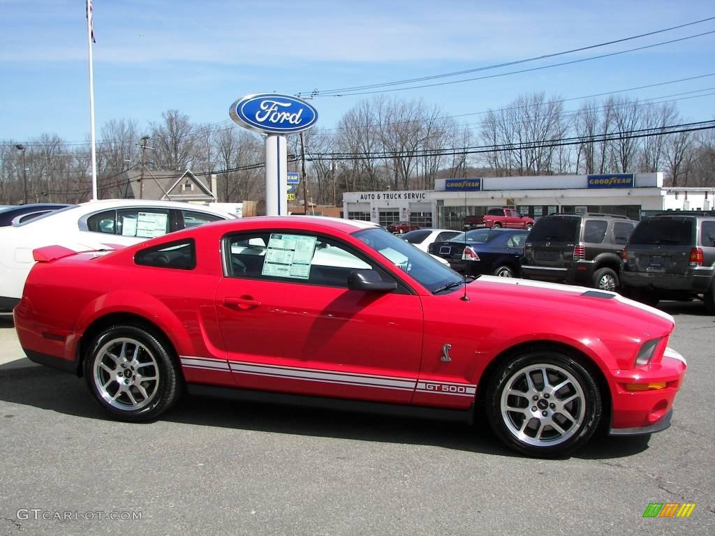 Torch Red 2009 Ford Mustang Shelby GT500 Coupe Exterior Photo #6069941