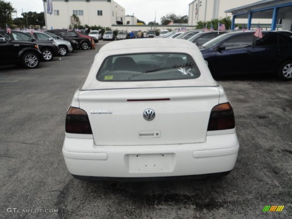 2000 Cabrio GLS - Cool White / Black photo #8