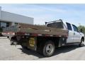 Oxford White - F350 Super Duty Lariat Crew Cab Dually Stake Truck Photo No. 7