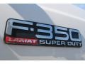 Oxford White - F350 Super Duty Lariat Crew Cab Dually Stake Truck Photo No. 9