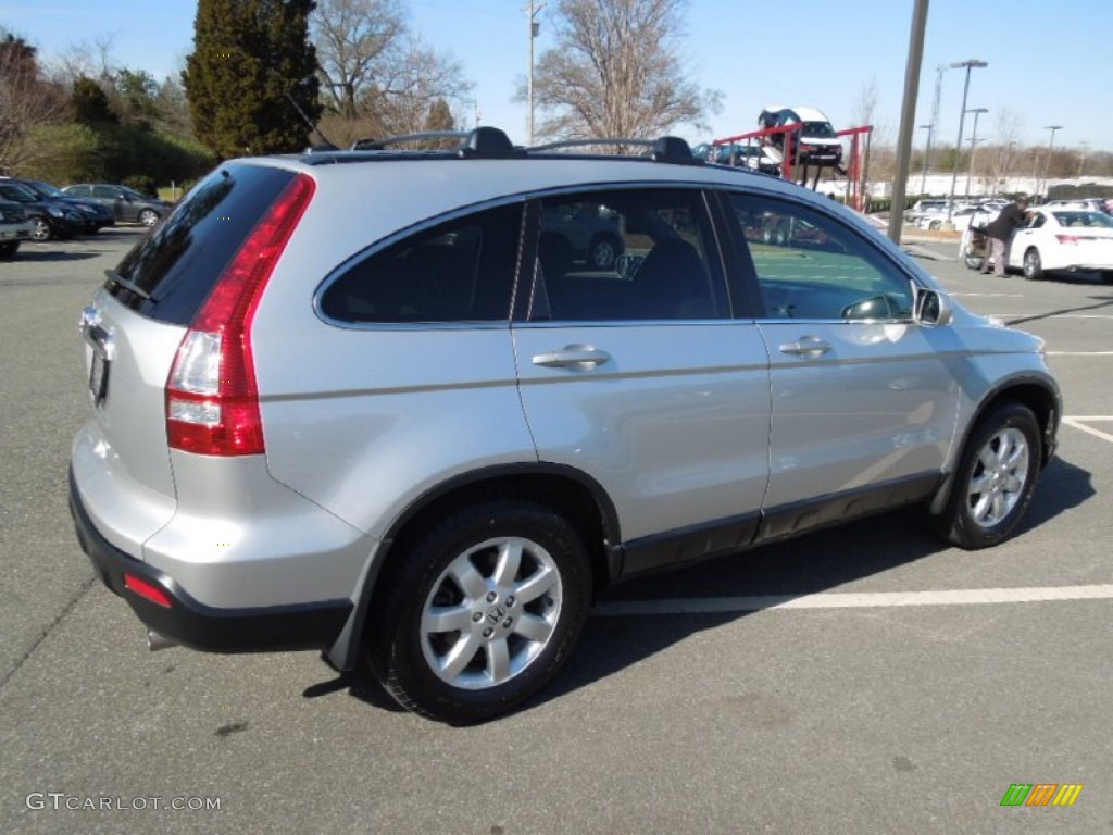 2009 CR-V EX-L - Alabaster Silver Metallic / Gray photo #6