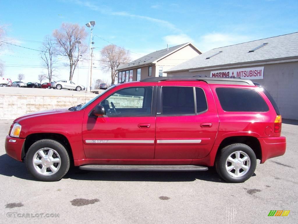 2005 Envoy XL SLT 4x4 - Magnetic Red Metallic / Ebony photo #9