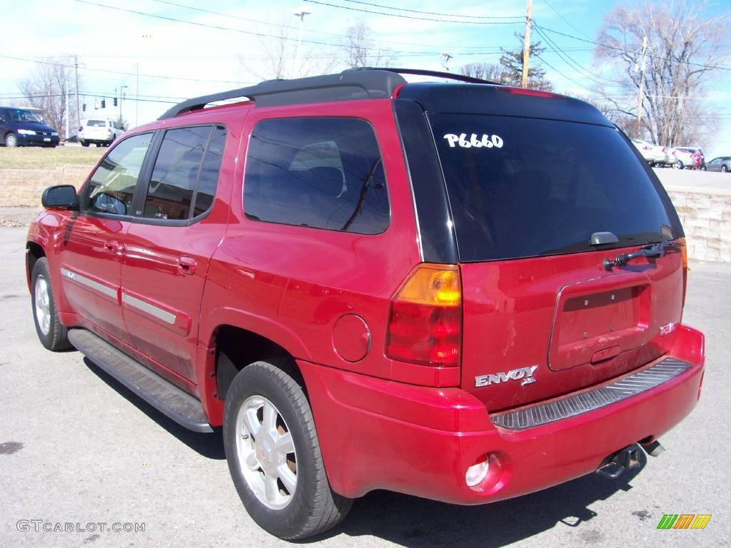 2005 Envoy XL SLT 4x4 - Magnetic Red Metallic / Ebony photo #10