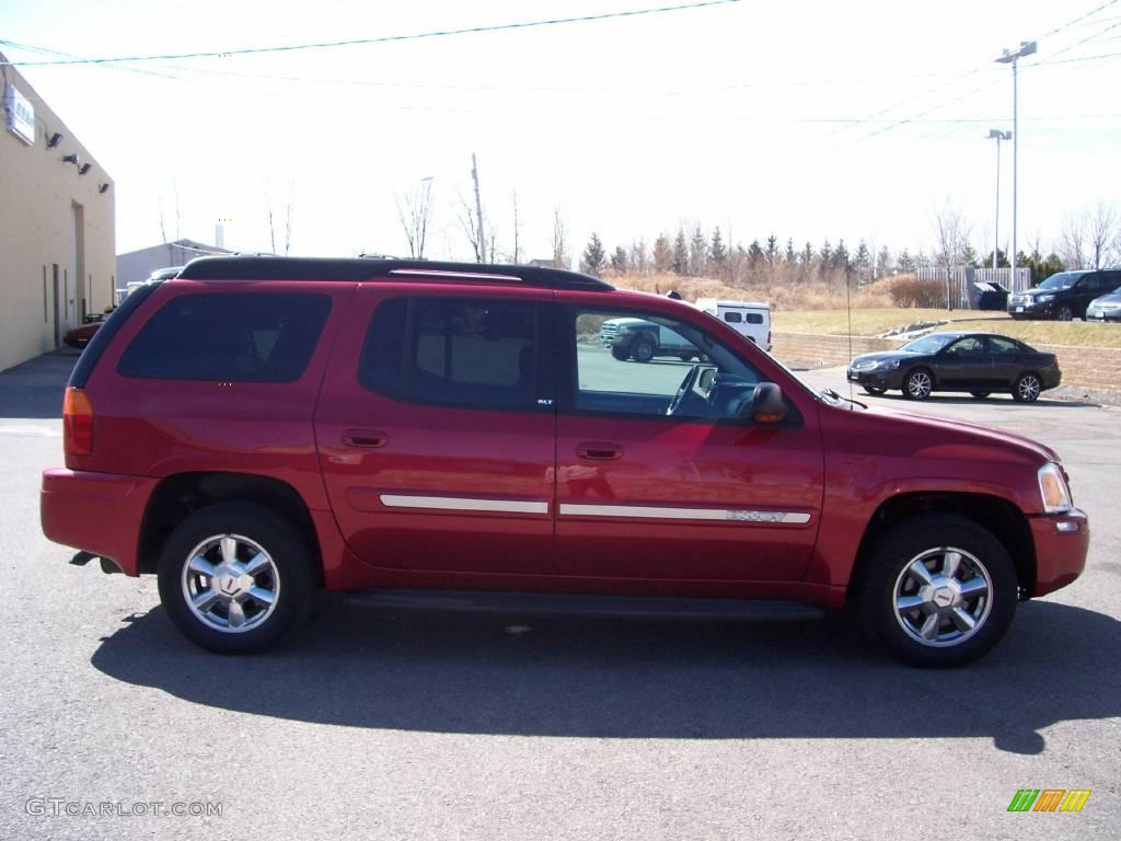 2005 Envoy XL SLT 4x4 - Magnetic Red Metallic / Ebony photo #13