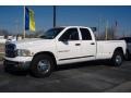 Bright White 2005 Dodge Ram 3500 SLT Quad Cab Dually