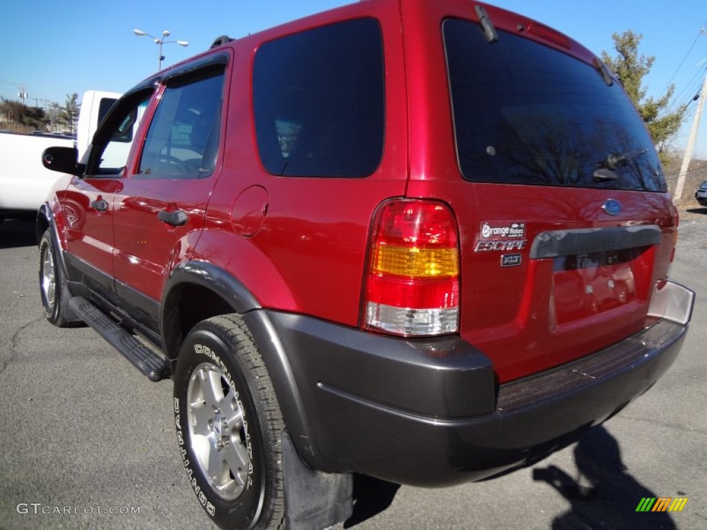 2003 Escape XLT V6 4WD - Redfire Metallic / Medium Dark Flint photo #3