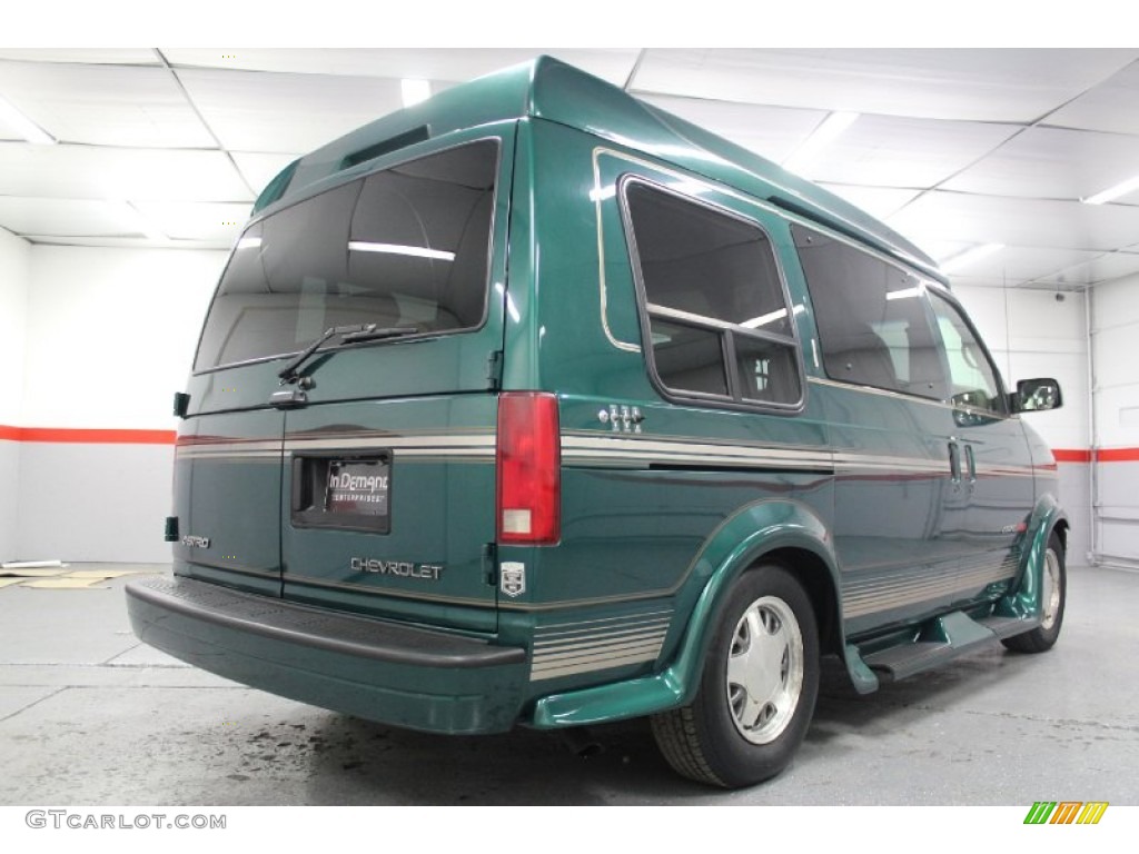2000 Astro AWD Passenger Conversion Van - Dark Forest Green Metallic / Neutral photo #33