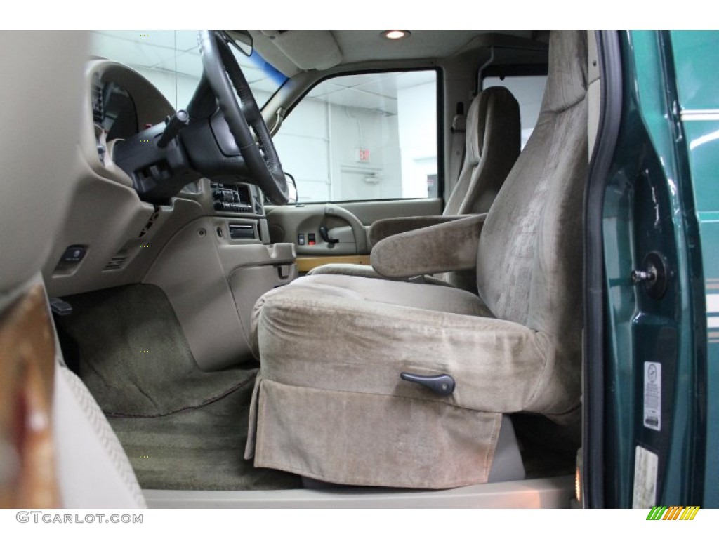 2000 Astro AWD Passenger Conversion Van - Dark Forest Green Metallic / Neutral photo #54