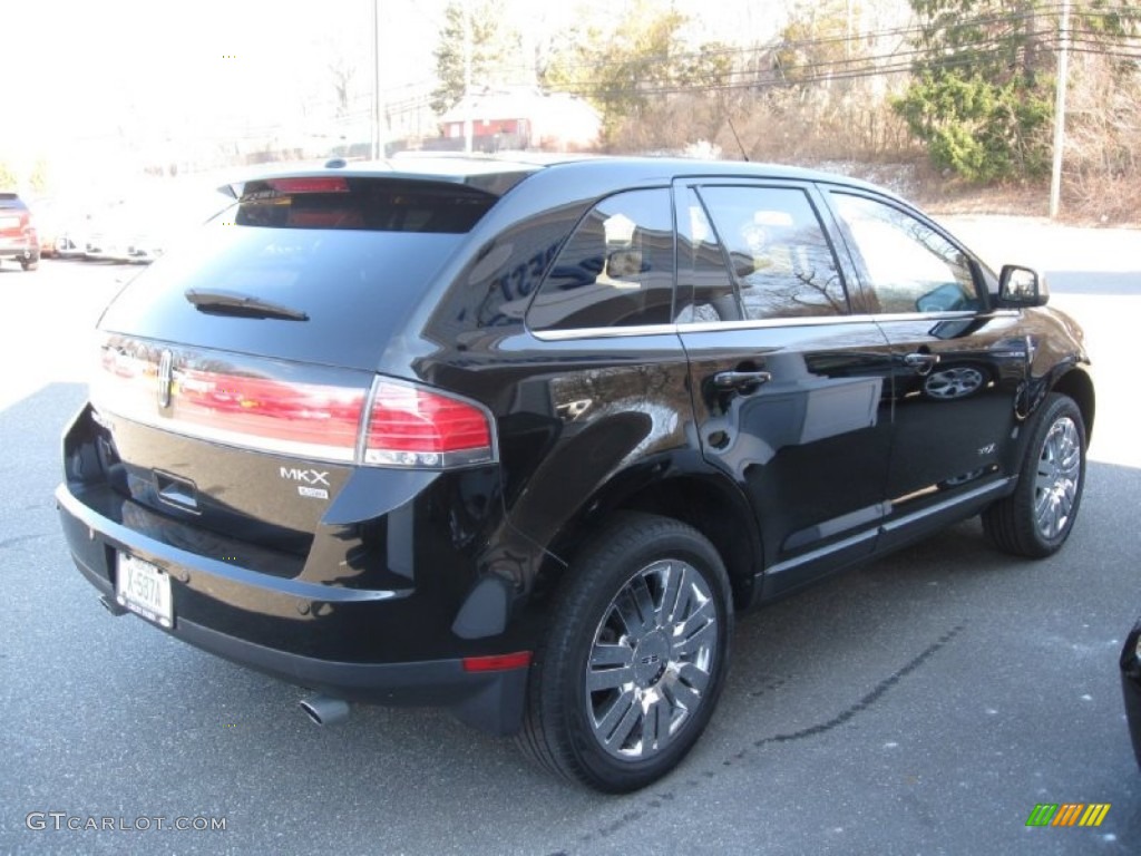 2008 MKX AWD - Black Clearcoat / Charcoal Black photo #5