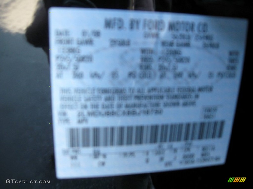 2008 MKX AWD - Black Clearcoat / Charcoal Black photo #14