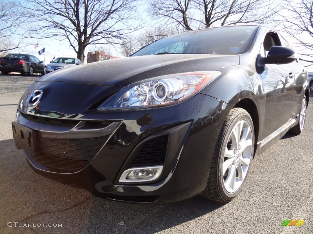 2010 MAZDA3 s Sport 5 Door - Black Mica / Black photo #1