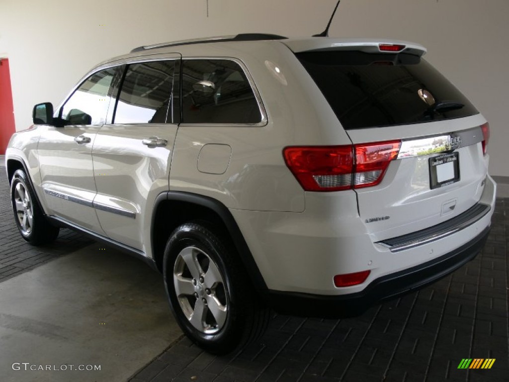 2011 Grand Cherokee Limited - Stone White / Black photo #3