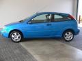 2007 Aqua Blue Metallic Ford Focus ZX3 SES Coupe  photo #2