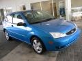 2007 Aqua Blue Metallic Ford Focus ZX3 SES Coupe  photo #7