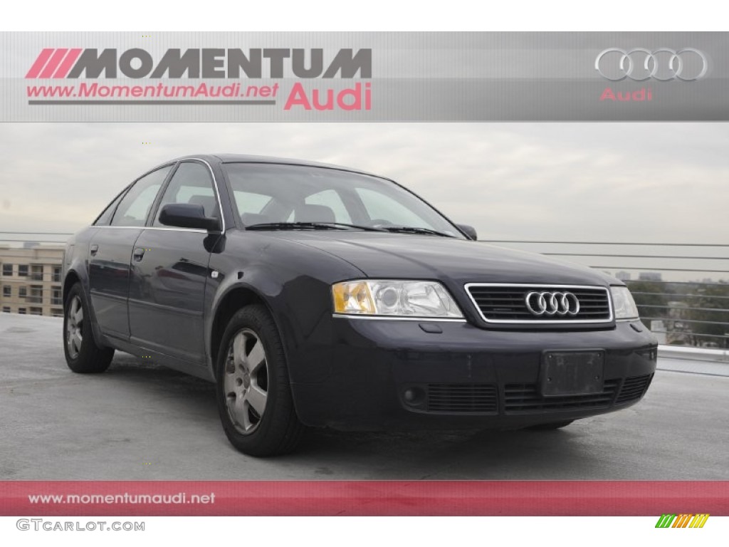 2001 A6 2.7T quattro Sedan - Santorin Blue Pearl Effect / Tungsten Grey photo #1