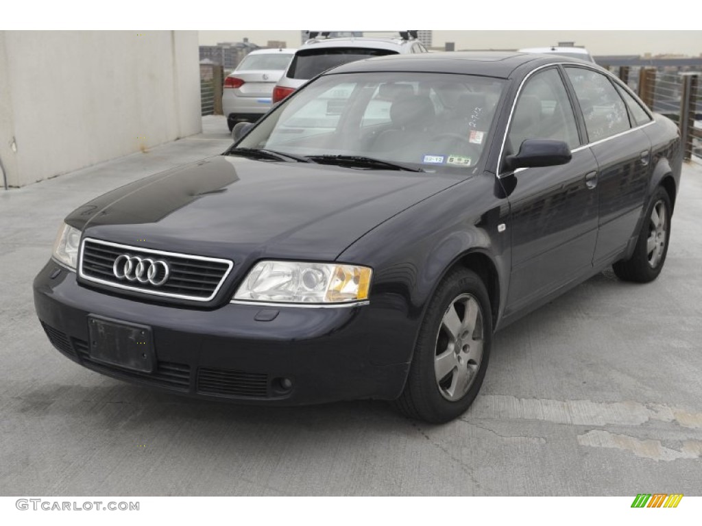 2001 A6 2.7T quattro Sedan - Santorin Blue Pearl Effect / Tungsten Grey photo #3