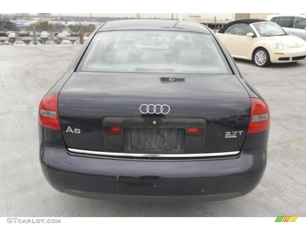 2001 A6 2.7T quattro Sedan - Santorin Blue Pearl Effect / Tungsten Grey photo #4