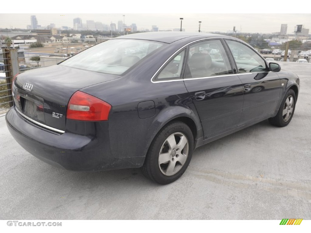 2001 A6 2.7T quattro Sedan - Santorin Blue Pearl Effect / Tungsten Grey photo #6