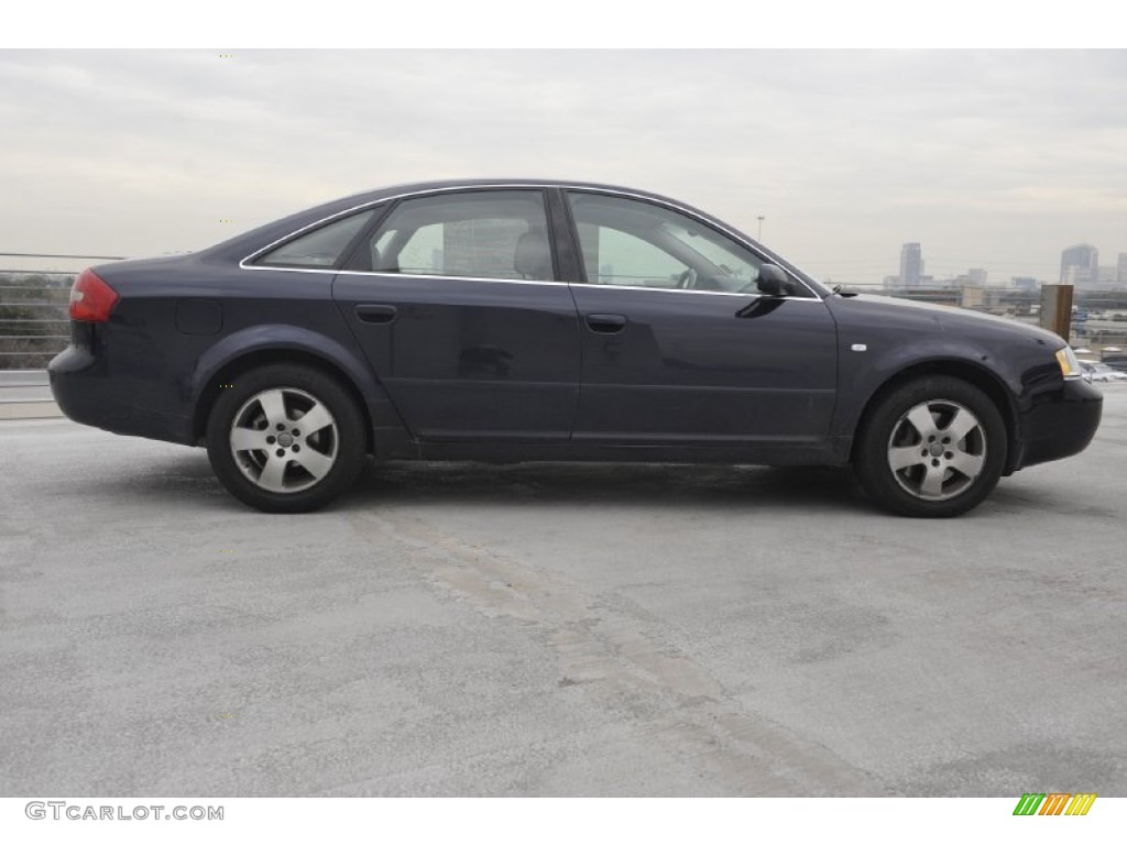 2001 A6 2.7T quattro Sedan - Santorin Blue Pearl Effect / Tungsten Grey photo #7