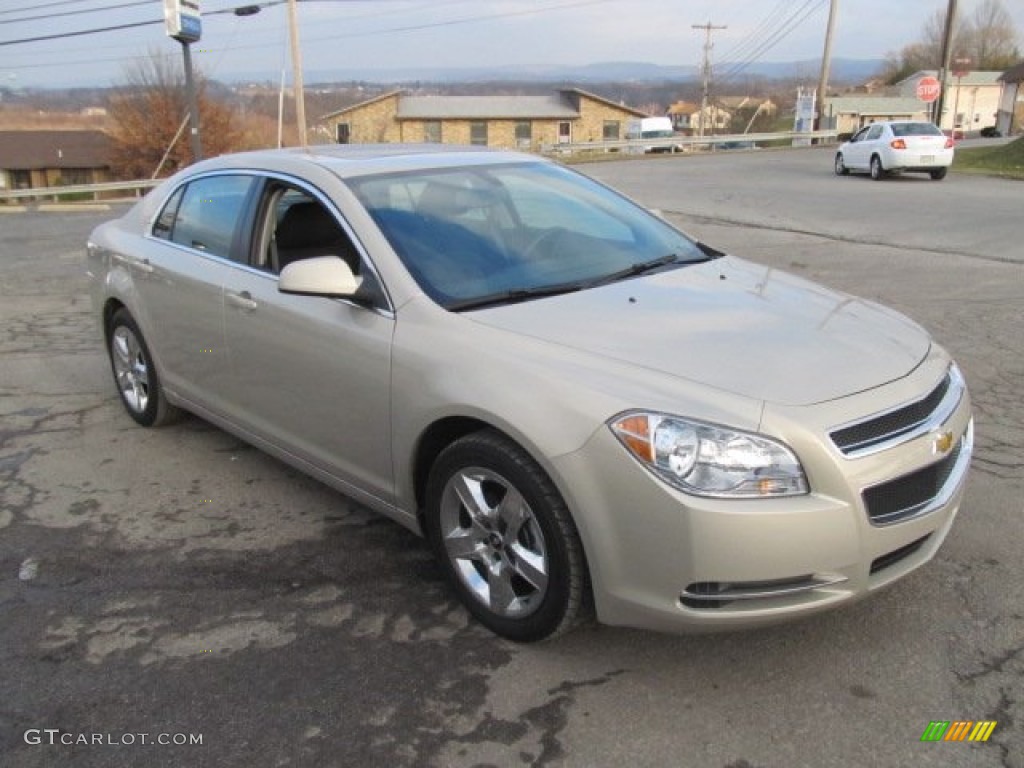 Gold Mist Metallic 2010 Chevrolet Malibu LT Sedan Exterior Photo #60705685