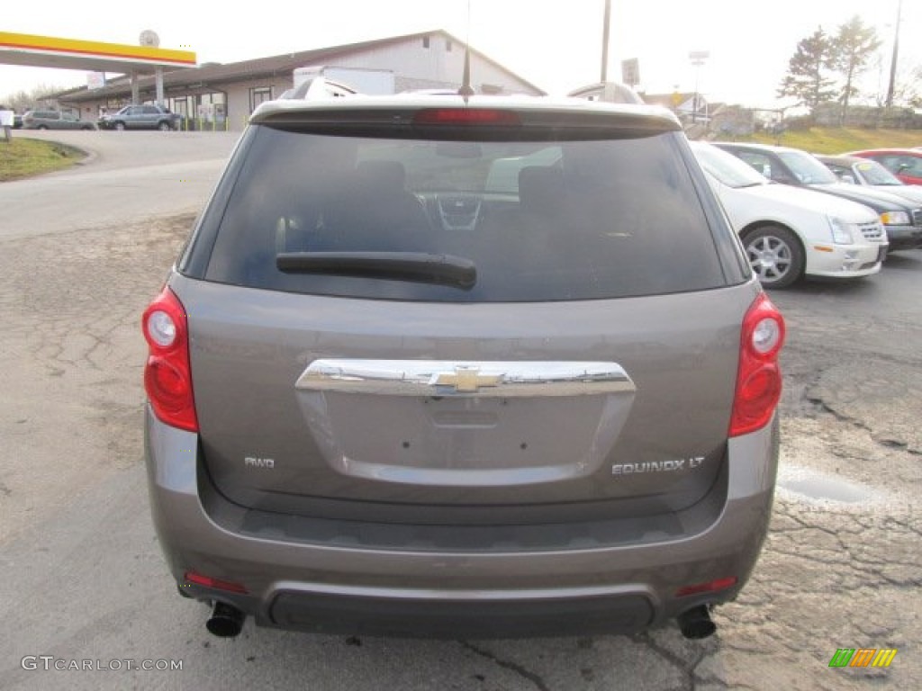 2010 Equinox LT AWD - Mocha Steel Metallic / Jet Black photo #6