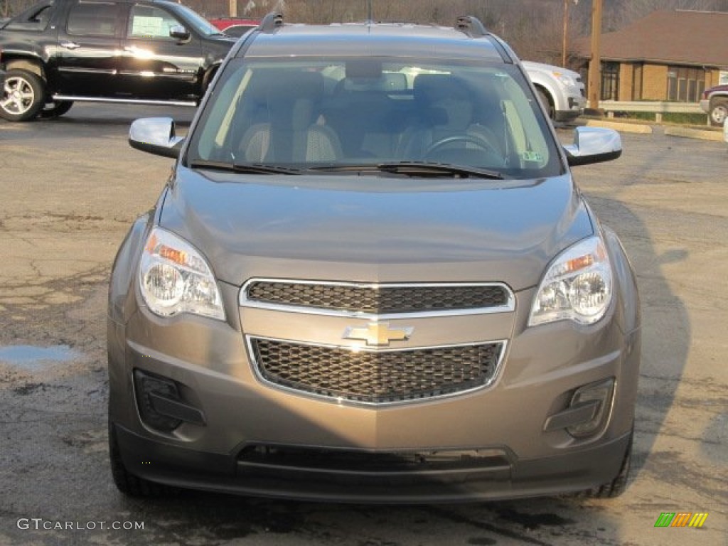 2010 Equinox LT AWD - Mocha Steel Metallic / Jet Black photo #11