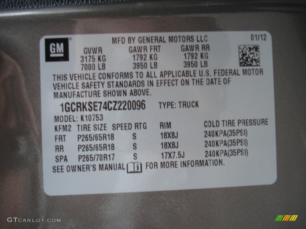 2012 Silverado 1500 LT Extended Cab 4x4 - Mocha Steel Metallic / Ebony photo #20