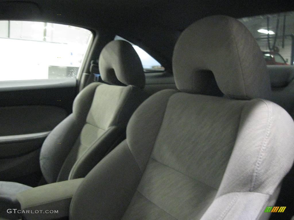 2006 Civic LX Coupe - Alabaster Silver Metallic / Black photo #4