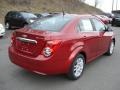 2012 Crystal Red Tintcoat Chevrolet Sonic LT Sedan  photo #8