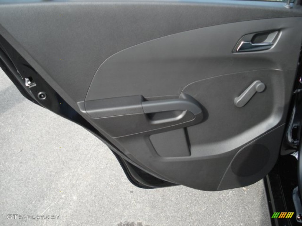 2012 Sonic LS Sedan - Black / Jet Black/Dark Titanium photo #14