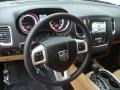 Black/Tan 2011 Dodge Durango Citadel 4x4 Steering Wheel