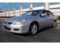 2007 Alabaster Silver Metallic Honda Accord EX-L Sedan  photo #1