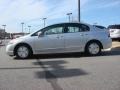 2007 Alabaster Silver Metallic Honda Civic Hybrid Sedan  photo #3