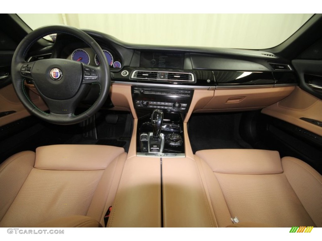 2011 7 Series Alpina B7 LWB - Black Sapphire Metallic / Saddle/Black Nappa Leather photo #4