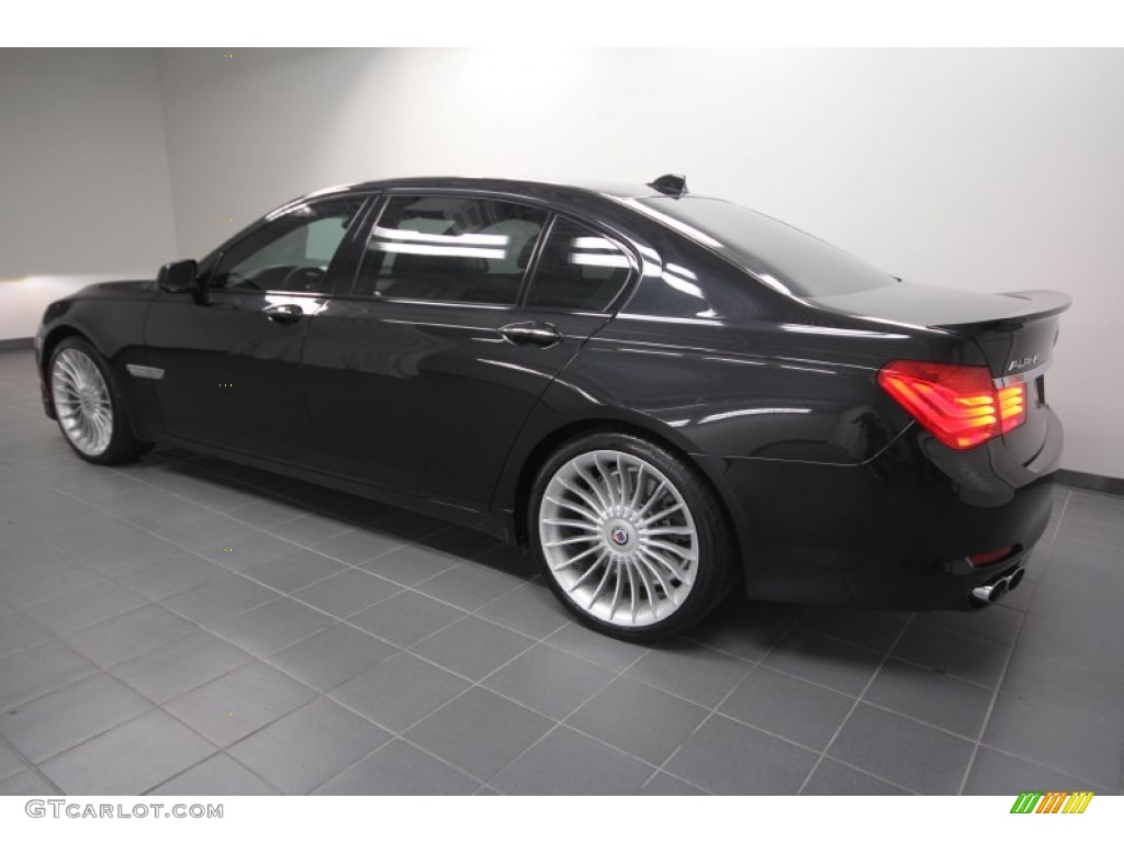 2011 7 Series Alpina B7 LWB - Black Sapphire Metallic / Saddle/Black Nappa Leather photo #5