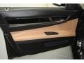 Saddle/Black Nappa Leather 2011 BMW 7 Series Alpina B7 LWB Door Panel