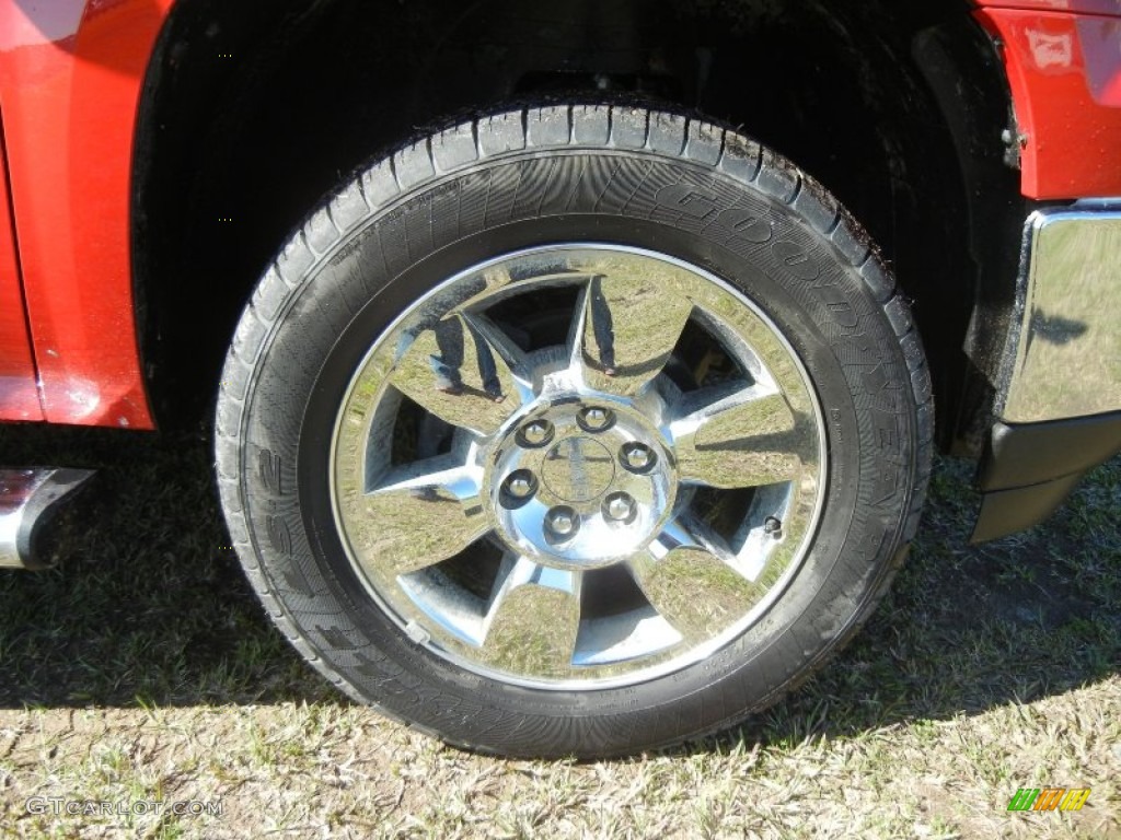 2010 Sierra 1500 SLT Crew Cab - Fire Red / Very Dark Cashmere/Light Cashmere photo #25