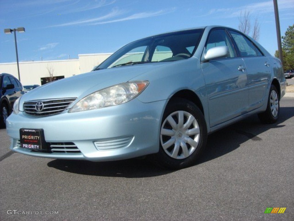 2005 Camry LE - Sky Blue Pearl / Dark Gray photo #1