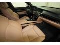 Saddle/Black Nappa Leather Interior Photo for 2011 BMW 7 Series #60712195