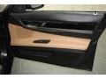 Saddle/Black Nappa Leather Door Panel Photo for 2011 BMW 7 Series #60712219