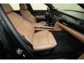 Saddle/Black Nappa Leather Interior Photo for 2011 BMW 7 Series #60712235