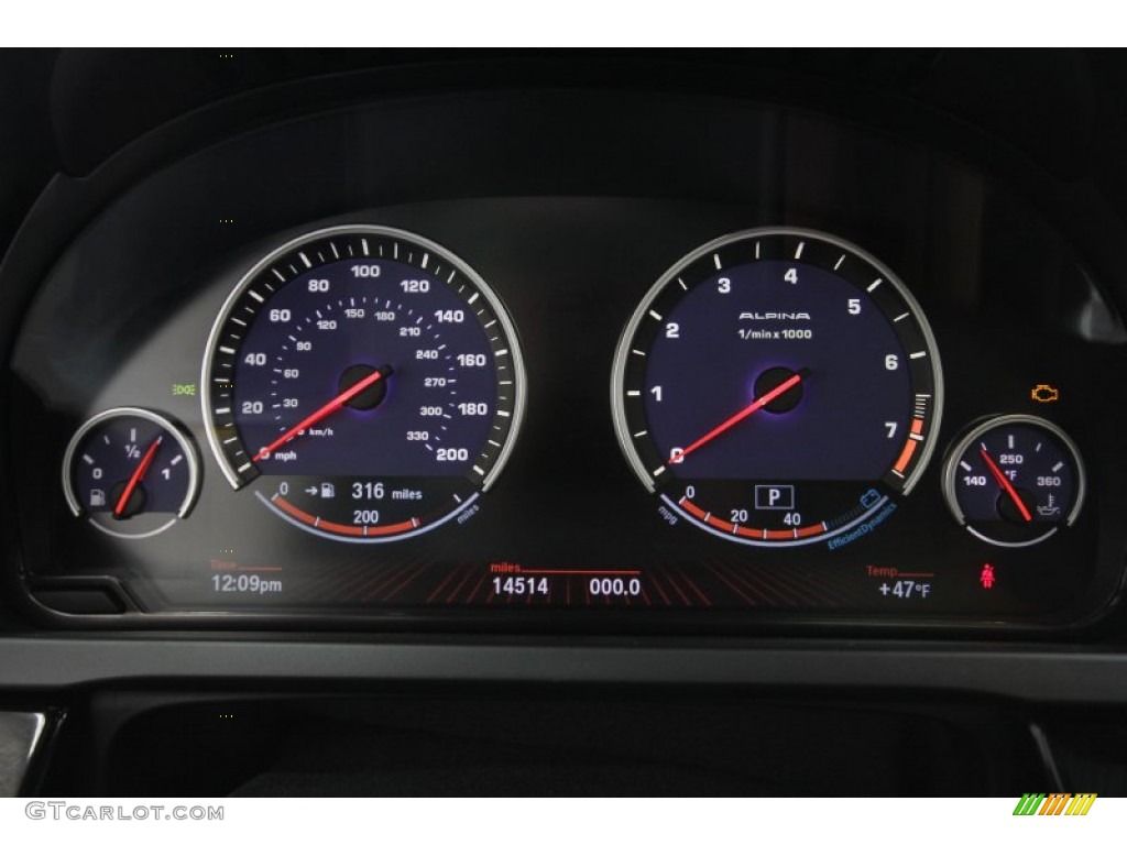 2011 BMW 7 Series Alpina B7 LWB Gauges Photo #60712261