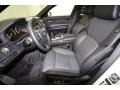 Black Nappa Leather 2010 BMW 7 Series 750Li Sedan Interior Color