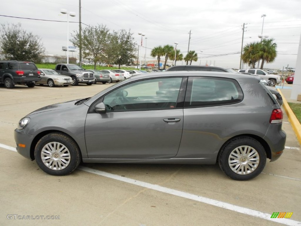 United Gray Metallic 2012 Volkswagen Golf 2 Door Exterior Photo #60714465