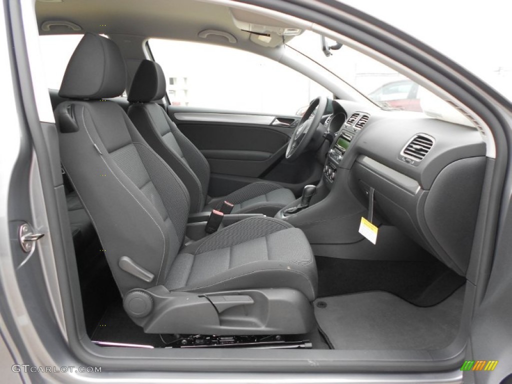 Titan Black Interior 2012 Volkswagen Golf 2 Door Photo #60714550