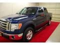 2010 Dark Blue Pearl Metallic Ford F150 XLT SuperCrew  photo #3